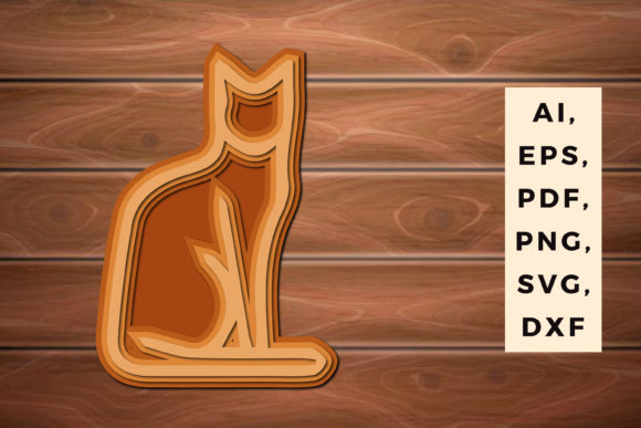 3D Multi Layer Paper Cut Cat SVG: A Strategic Asset for Creative Branding and Product Development