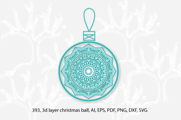 3d Multilayer Floral Christmas Ball SVG: A Versatile Asset for High-End Holiday Designs