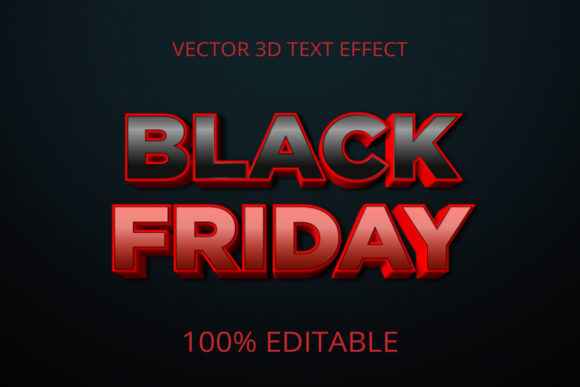 Black Friday 3D Text Effect: Why Editable Vector Files Are Your Best Investment