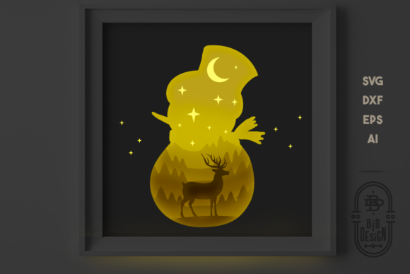 Creating a 3D Christmas Shadow Box 3D Snowman: A Comprehensive Guide to Digital Crafting