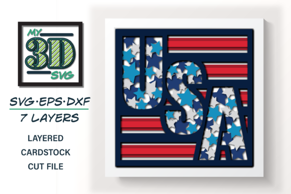 Elevating National Celebrations: How the 3D 4th of July - Patriotic SVG is Reshaping Creative Workflows