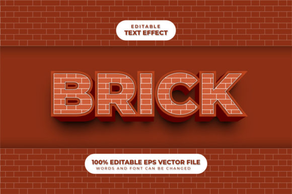 Mastering the Brick 3D Text Effect: A Comprehensive Guide to Editable Vector Design
