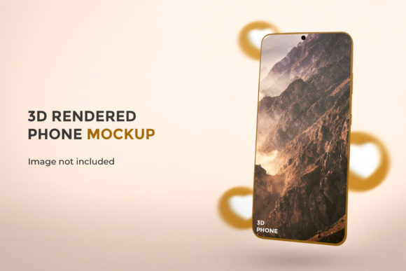 Mobile Mockup 3d Rendering: Elevating Brand Presentation with Realism