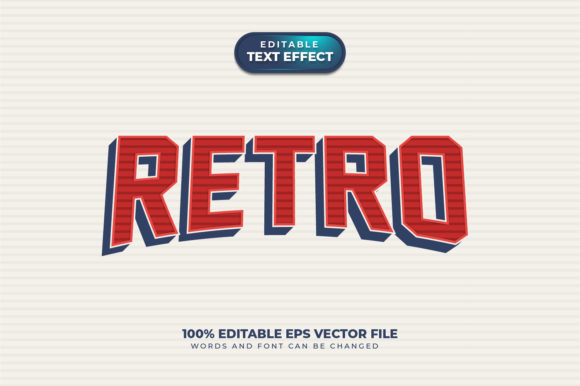 Revitalizing Digital Identity: The Strategic Power of Retro 3D Text Effect and Editable Vector Design